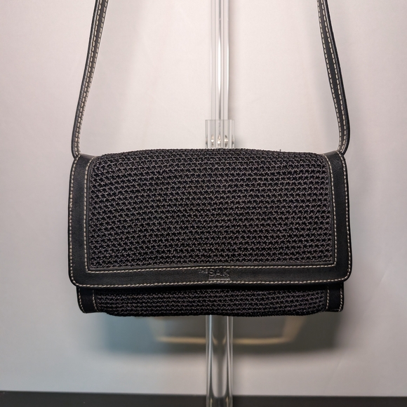 The Sak Handbags - The Sak Black Textured Crossbody Bag